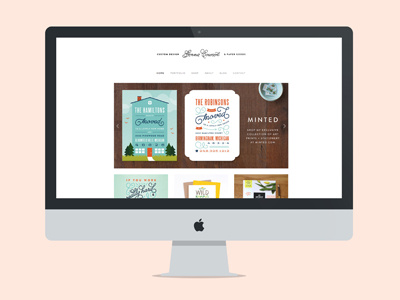 New Website portfolio squarespace website