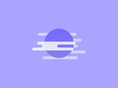 ☁︎ foggy ☁︎ cloud fog illustration moon sun