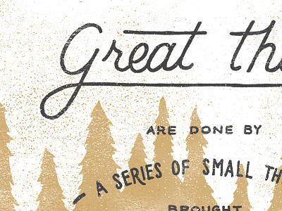 Sneak peek drawing handmade illustration lettering nature texture