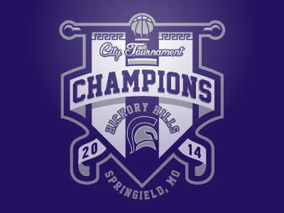 Hickory Hills City Champions basketball champions city champions hickory hills logo missouri spartans springfield