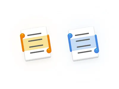 Paste App Icons apps blue icons orange os x paste