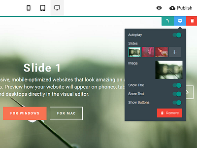 Mobirise v1.9 - Image Slider css html5 website creator