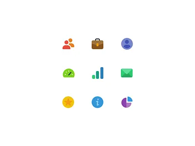 Icons flat icons material design