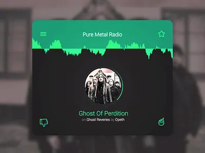 (Pure Metal) Radio Card card challange israel practice radio ui