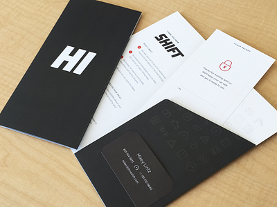 Seller Bi-fold brochure cars handouts print shift