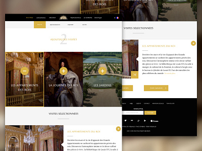 Château de Versailles - Redesign app clean design graphic interface ui user interface userinterface ux web design webdesign website