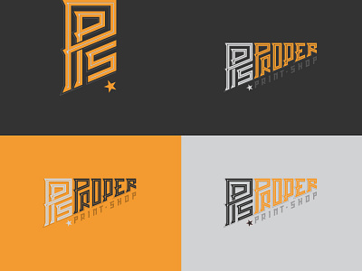 Proper Color Scheme 3 angle branding identity lettering logo mark monogram print shop type