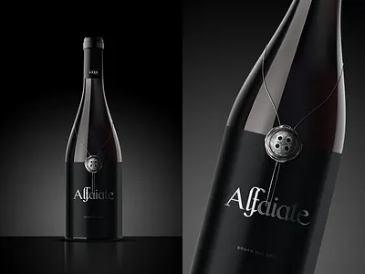 Alfaiate Wine Label alfaiate black bottle gourmet label premium velvet wax seal wine bottle wine lable