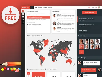 Freebie Dashboard UI Download admin dashboard ui ui admin ui kit ux