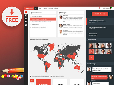 Freebie Dashboard UI Download admin dashboard ui ui admin ui kit ux