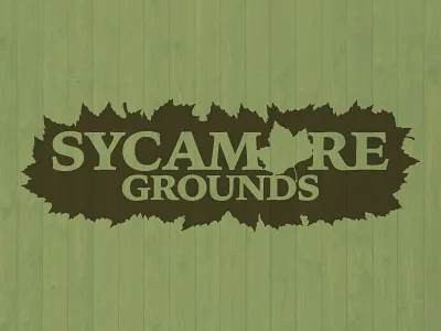 Sycamore Grounds coffee logo design