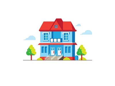 Alameda, CA alameda colorful houses illustration northbay vector victorian vintage vivid