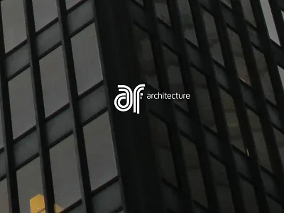 af architecture brand branding design logo