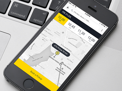 Book Pickup mobile app uiux