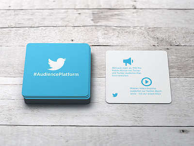 Twitter - coasters blue coasters offline design