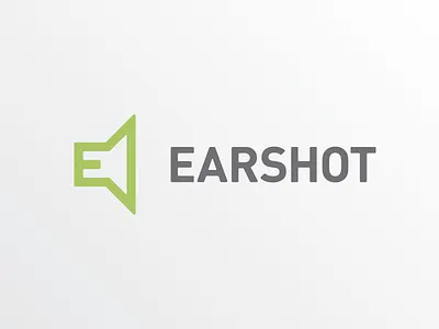 Earshot Logo audio ear earshot logo speaker