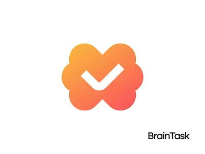 BrainTask logo, task logo, check logo app icon logo brain logo brand identity branding check logo check mrk logo design logo logo design logo designer modern logo professional logo smart logo startup logo task task logo task manager