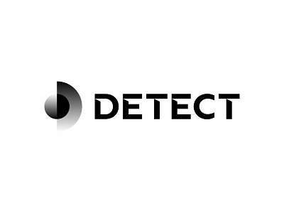 Detect, data research and security, saas logo design: D + radar analytics chip d data detect digital hardware letter mark monogram logo logo design protection radar research saas safety scanner scanning security software logo tech technology