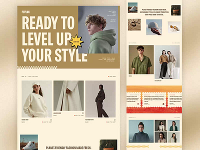Fashion Ecommerce Website UIUX Design | FitFlux animation ecommerce trends ecommerce ui ecommerce website fashion ecommerce fashion store focotik landing page design minimalist design online shopping responsive design ui ui design ui ux design uiux design web design web ui website design website ui