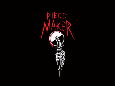 Piece Maker branding design graphic design illustration illustrator logo pizza vector