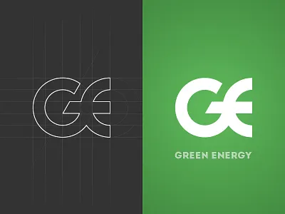Green energy logo branding design energy identity illustration logo logotype vector wordmark