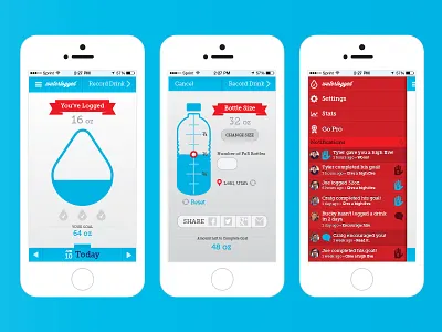 Waterlogged App app ios iphone water waterlogged