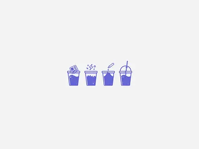 Shake Iconset clean design flat icon pencil purple set shake simple tiny ui ux