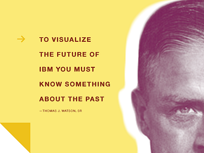 The Future blurry photo design future past quote type yellow