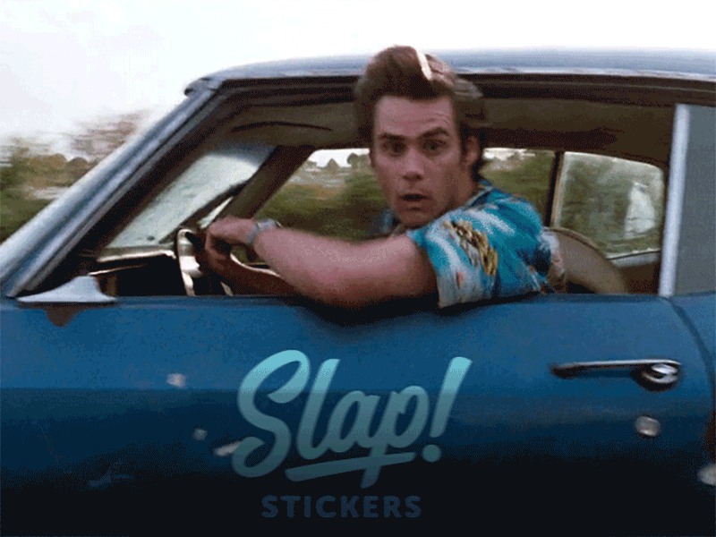 Slap! Stickers ace artist design gif illustration kickstarter slap stickers subscribe support ventura