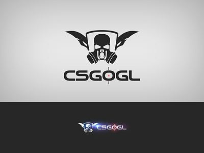 CSGO logo cs csgo game gun logo logotype shooter