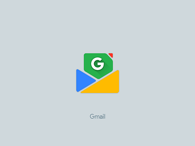 Gmail Icon with New Style gmail google icon logo mail new newgoogle