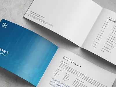 Modern Brand Guide - Template brand guide brand manual branding style guide template