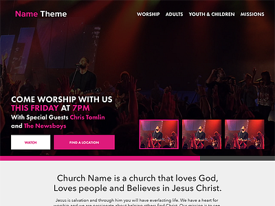 Church Theme Concept church theme ministry themes