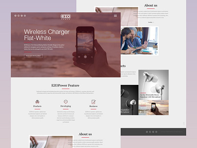 Web template work design template ui ux web