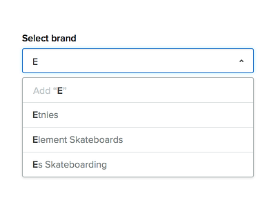 Select brand... add dropdown select seoshop