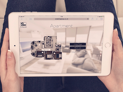 360 Virtual Tour UI apart ipad tablet ui virtual