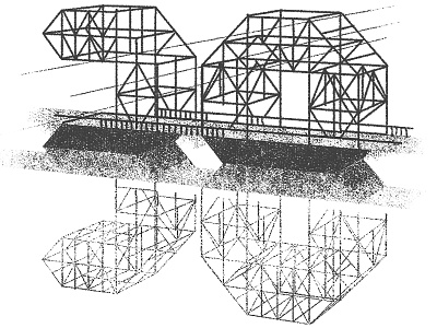 Bridge Sketch Bos bridge digital numbers