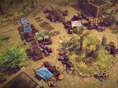 Top-Down Desert - Video 3d brainchild desert diablo low poly mobile pc rpg top down unity urbanski