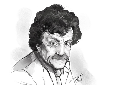 Kurt illustration kurt portrait vonnegut
