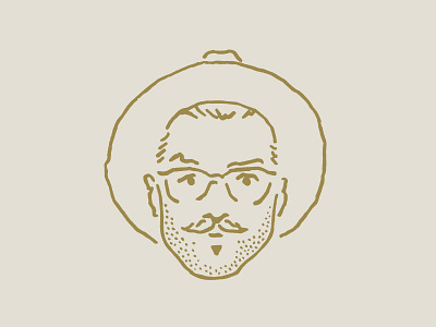 Self Portrait face glasses head illustration mustache people person portrait