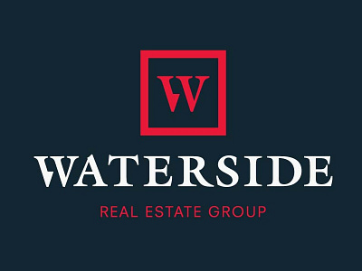 WATERSIDE REAL ESTATE GROUP - BRANDING art direction branding dan brandon logo logo design