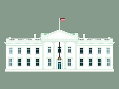 The White House america architecture building dc homes house illustration president vector washington washington dc white house