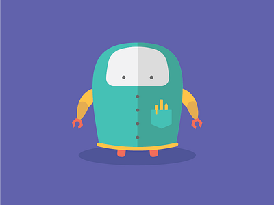 Lil' Robot cute illustration robot vector