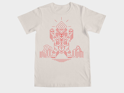 Mecha Kaiju Hipster Bear mothef shirt threadless tshirt