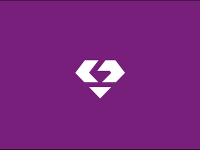Diamond brand design diamond exclamation logo logos purple question mark simple