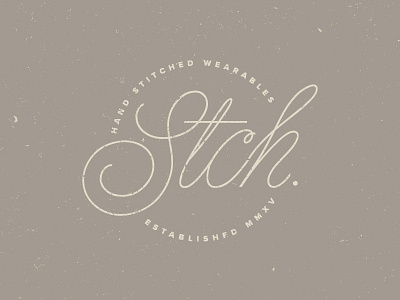 Stch. Brand Mark clothing hats knitted logo stitch string