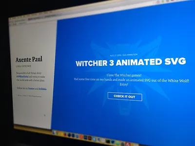 Personal Website v9000 css html layout minimal personal website playground portfolio simple ui web