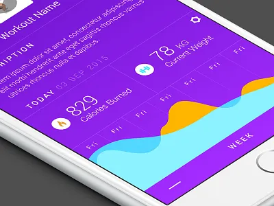 EsyFit body details exercise fitness graph health timer track tracker workout