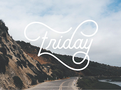 Friday handlettering lettering