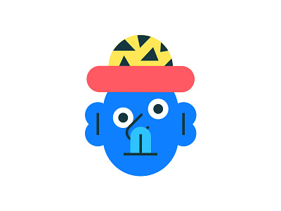 Kukas abstract character color cool cute fashion flat fresh illustration streetwear